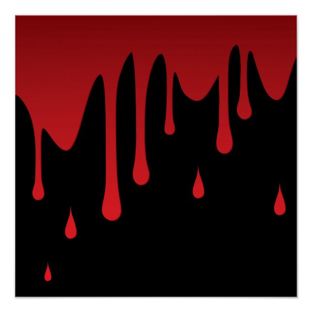 Blood dripping poster (Front)