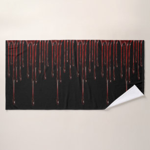 Blood Drips Bath Towel