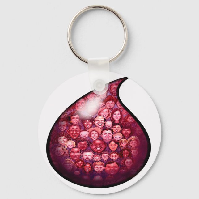 Blood Drop Key Ring (Front)