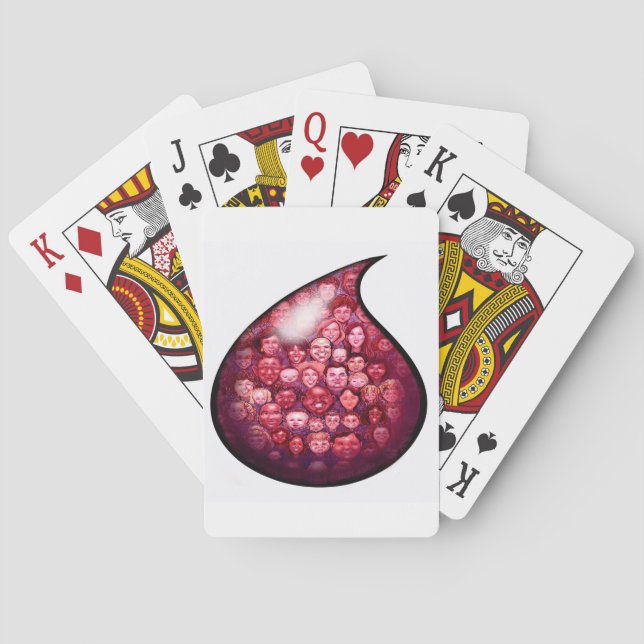 Blood Drop Playing Cards (Back)