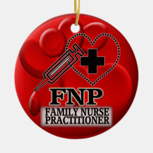 BLOOD FNP  ORNAMENT - FAMILY NURSE PRACTITIONER