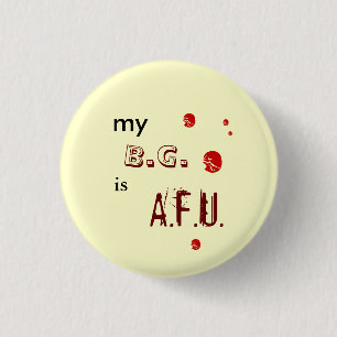 blood glucose 3 cm round badge