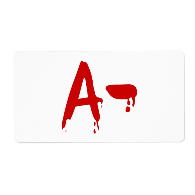 Blood Group A- Negative #Horror Hospital (Front)