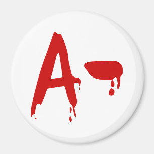 Blood Group A- Negative #Horror Hospital Magnet