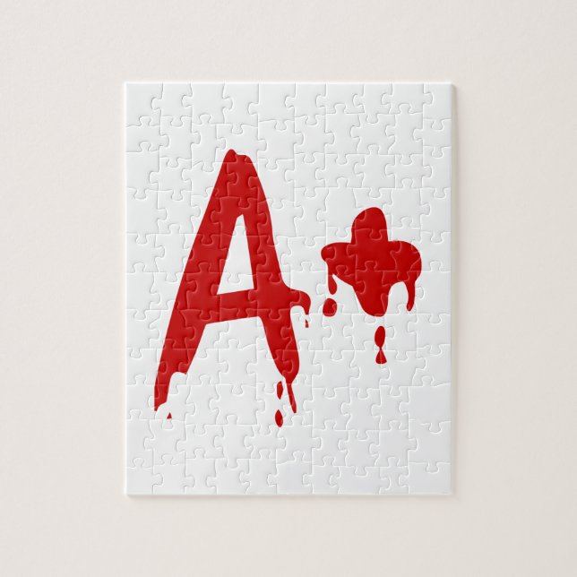 Blood Group A+ Positive #Horror Hospital Jigsaw Puzzle (Vertical)
