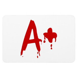 Blood Group A+ Positive #Horror Hospital Magnet