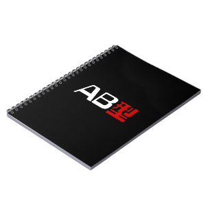 Blood Group AB Japanese Kanji Notebook