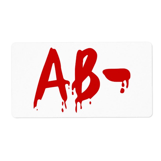 Blood Group AB- Negative #Horror Hospital (Front)