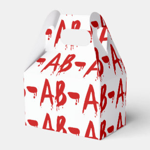 Blood Group AB- Negative #Horror Hospital Favour Box