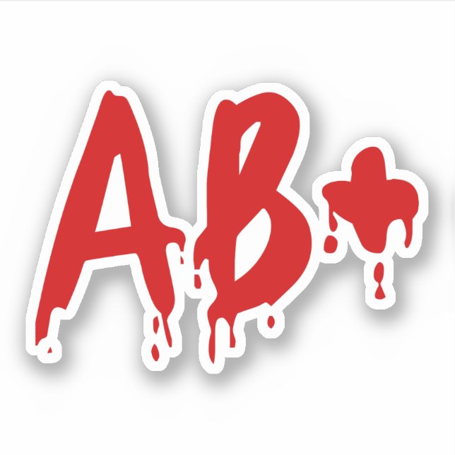 Blood Group AB+ Positive #Horror Hospital (Front)