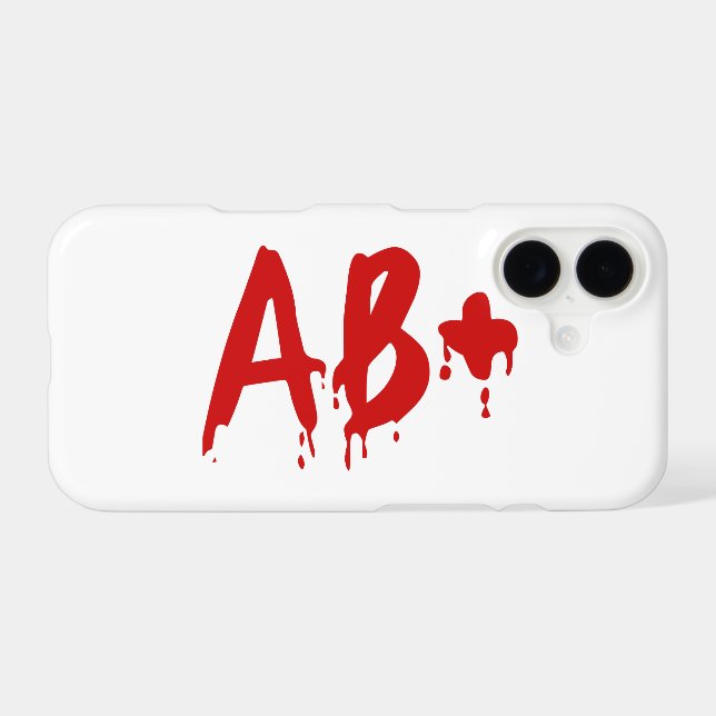 Blood Group AB+ Positive #Horror Hospital (Back (Horizontal))