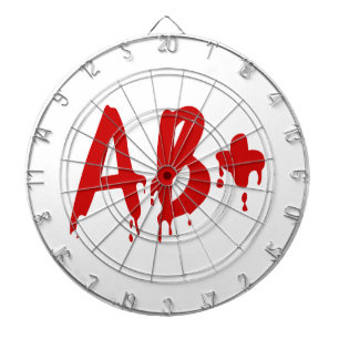 Blood Group AB+ Positive #Horror Hospital Dartboard
