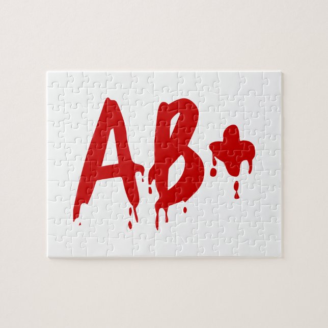 Blood Group AB+ Positive #Horror Hospital Jigsaw Puzzle (Horizontal)
