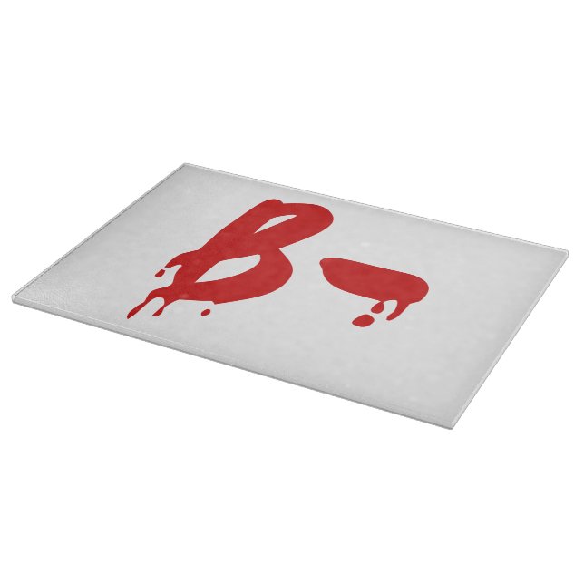 Blood Group B- Negative #Horror Hospital Cutting Board (Corner)