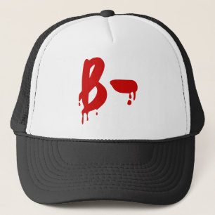 Blood Group B- Negative #Horror Hospital Trucker Hat