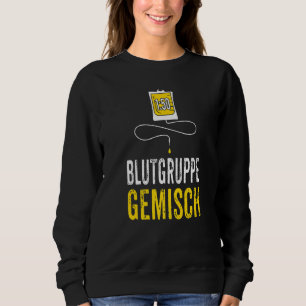 Blood Group Moped Drivers Motorcycle Rider Biker Sweatshirt