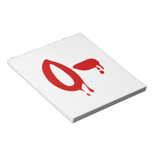 Blood Group O- Negative #Horror Hospital Notepad
