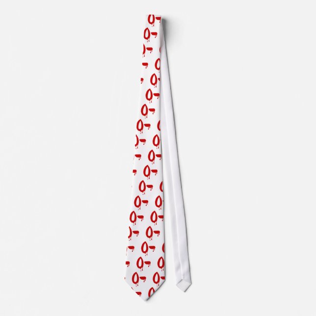 Blood Group O- Negative #Horror Hospital Tie (Front)