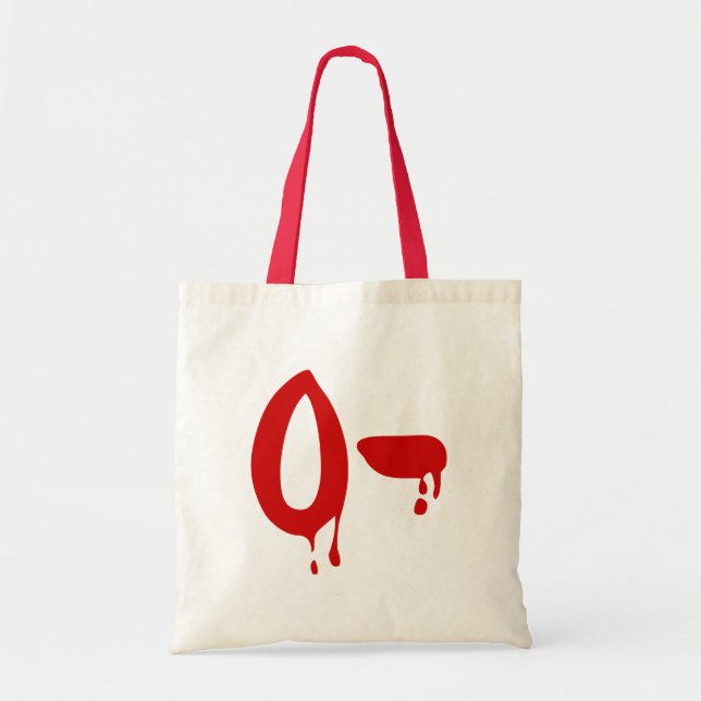 Blood Group O- Negative #Horror Hospital Tote Bag (Front)