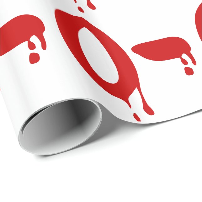 Blood Group O- Negative #Horror Hospital Wrapping Paper (Roll Corner)