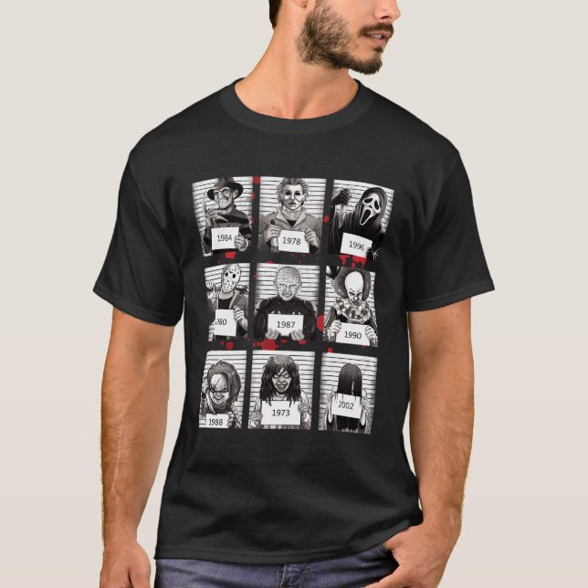 Blood Halloween Creepy Legends Er Hots Horror T-Shirt (Front)