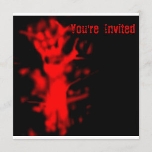 Blood Halloween Party Invitation
