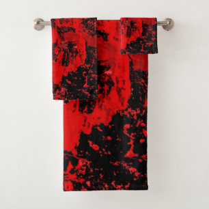 Blood King Mask of Horror Bath Towel Set