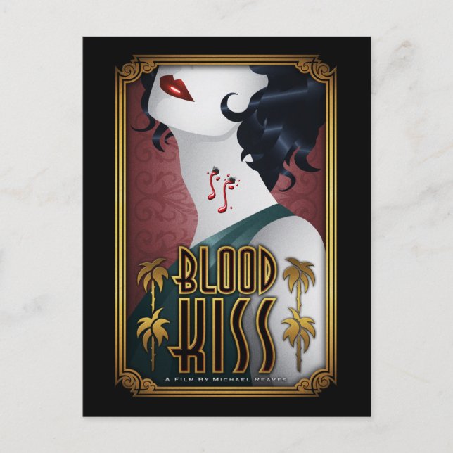 Blood Kiss Official Poster Postcard (Front)