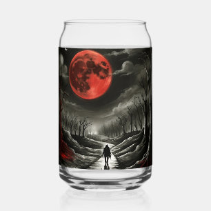 Blood moon can glass