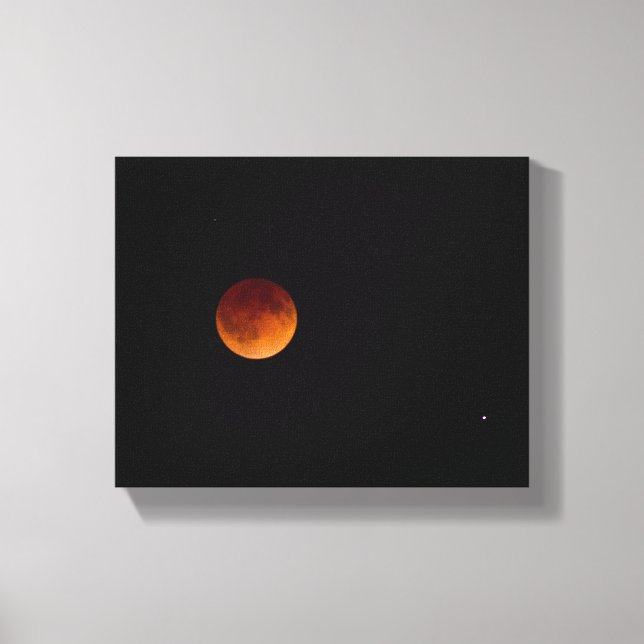 Blood Moon Canvas Print (Front)