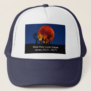 Blood Moon Lunar Eclipse 2019 Trucker Hat