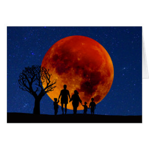 Blood Moon Lunar Eclipse Family