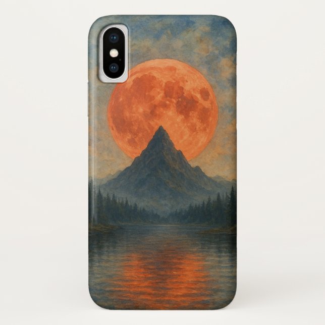 Blood Moon Peak Mobile Case (Back)