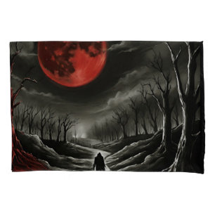 Blood moon  pillowcase