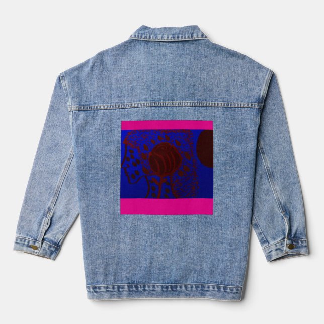 Blood Moon Princess Denim Jacket (Back)