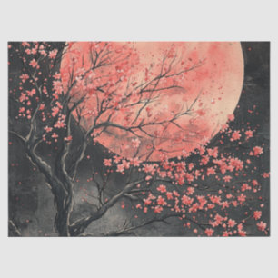 Blood Moon Sakura Ink Wash (2) Tissue Paper