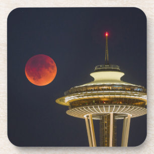 Blood Moon Seattle Space Needle Coaster
