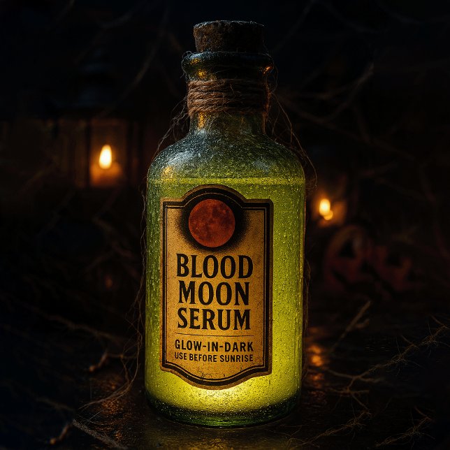 Blood Moon Serum - Halloween Apothecary Label (Creator Uploaded)