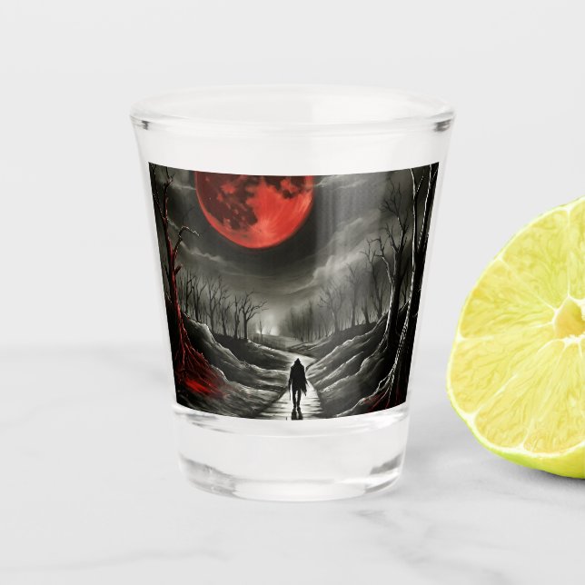 Blood moon Shot glass (Front)