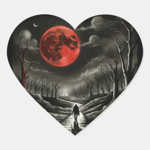 Blood moon Sticker
