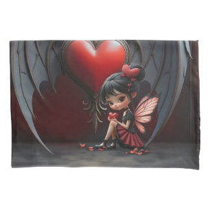 Blood Moon Valentine Fairy Pillowcase