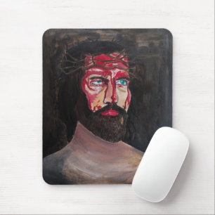 Blood of Christ Painting by Alfred Fox Mouse Mat