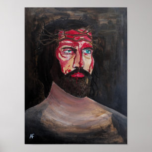 Blood of Christ Painting by Alfred Fox Poster
