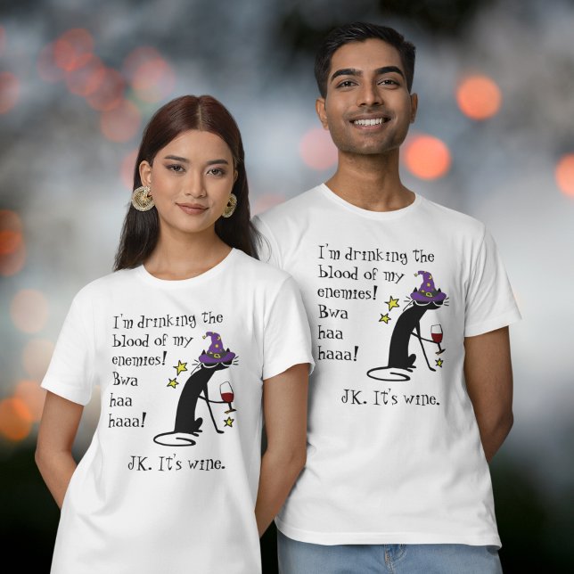 Blood of My Enemies, JK Wine, Black Cat T-Shirt (Creator Uploaded)