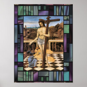 Blood Of Redeemer Bellini Jesus Angel Poster