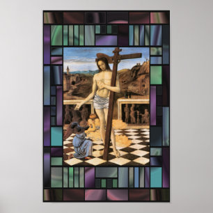 Blood Of Redeemer Bellini Jesus Angel Poster