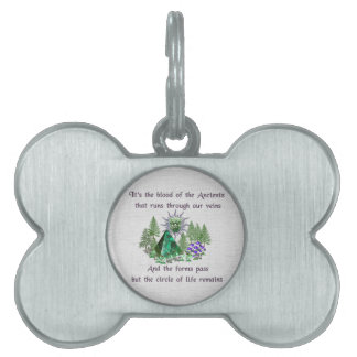 Blood Of The Ancients Pet ID Tag