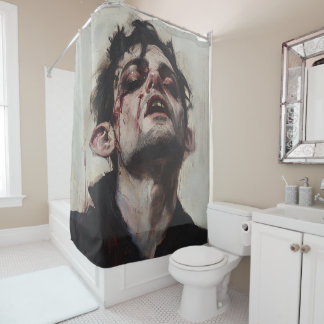 🩸 Blood of the Choir Shower Curtain