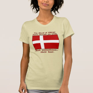 Blood of Vikings Flows Veins Sometimes Beer T-Shirt