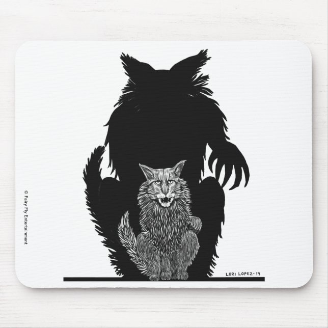 Blood On The Moon | The Grimalkin Mouse Mat (Front)